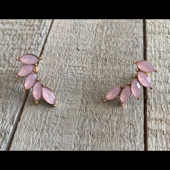 NWOT SHEIN pink stone earrings - Picture 7 of 10